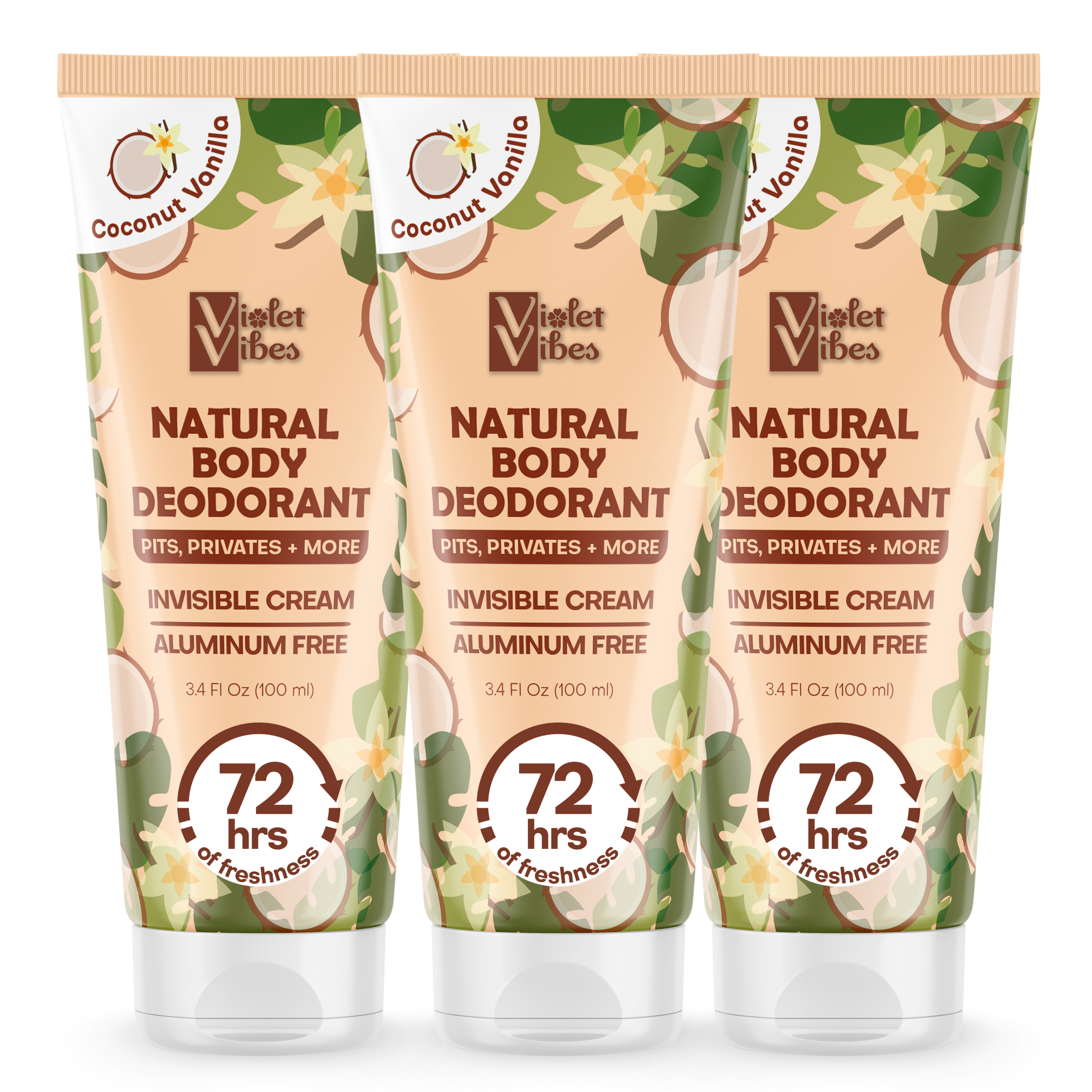 Coconut Vanilla Deodorant Cream